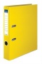 Iratrendező, 50 mm, A4, PP/karton, élvédő sínnel, VICTORIA OFFICE, 'Basic', sárga