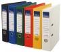 Iratrendező, 75 mm, A4, PP/PP, élvédő sínnel, VICTORIA OFFICE, Premium, fekete