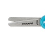 Olló, iskolai, 13 cm, FISKARS Glitter Kids, kék
