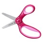 Olló, iskolai, 13 cm, FISKARS Glitter Kids, rózsaszín