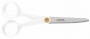 Olló, papírvágó, 17 cm, FISKARS 'Functional Form', fehér