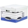 Archiválókonténer, karton, nagy, 'BANKERS BOX® SYSTEM by FELLOWES®', kék