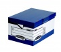 Csapófedeles ergonómikus archiválókonténer, 'BANKERS BOX® BY FELLOWES® ', kék