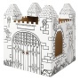 Játékház, színezhető, karton, FELLOWES, Kastély