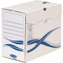 Archiválódoboz, A4, 150 mm, FELLOWES 'Bankers Box Basic', kék-fehér