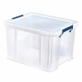 Műanyag tároló doboz, átlátszó, 36 liter, FELLOWES, 'ProStore™'