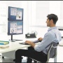 Monitortartó kar, FELLOWES, Seasa™ Dual Stacking, fekete