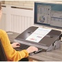 Író pad/dokumentumtartó, FELLOWES Hana™, fekete