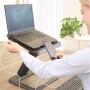 Laptopállvány, FELLOWES Hana™, fekete