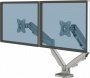 Monitortartó kar két monitorhoz, FELLOWES Eppa™  Dual, ezüst