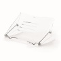 Laptopállvány, FELLOWES Clarity™, átlátszó