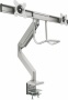 Monitortartó kar, két monitorhoz, FELLOWES 'Eppa™ Crossbar', ezüst