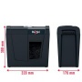Rexel Secure X6 iratmegsemmisítő | 4x40 mm konfetti | 6 lap | 10l kosár