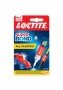 Pillanatragasztó gél, 2 g + 4 ml, HENKEL 'Loctite Super Bond Plastik'