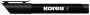 Alkoholos marker, 3-5 mm, kúpos, KORES 'K-Marker', fekete