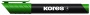 Alkoholos marker, 3-5 mm, kúpos, KORES 'K-Marker XP1', zöld