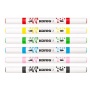 Dekormarker készlet, akril, 1-2 mm, kétvégű, KORES  K-Kreative, 6 különböző szín