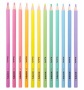Színes ceruza készlet, háromszögletű, KORES Kolores Pastel, 12 pasztell szín