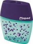 Hegyező, kétlyukú, tartályos, MAPED Pixel Party Shaker