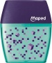 Hegyező display, kétlyukú, tartályos, MAPED Pixel Party Shaker