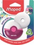 Radír, műanyag tokos, utántöltővel, MAPED 'Zenoa', vegyes színek