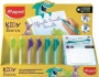 Írástanuló rollertoll display, 0,7 mm, radírozható, MAPED KIDY Learn MAGIC, vegyes színek