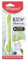 Írástanuló rollertoll, 0,7 mm, radírozható, MAPED 'KIDY Learn MAGIC', kaméleon, zöld