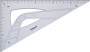 Háromszög vonalzó, műanyag, 60°, 26 cm, MAPED Geometric