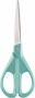 Olló, irodai, 17 cm, MAPED Essentials Green, türkizkék