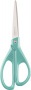 Olló, irodai, 21 cm, MAPED Essentials Green, türkizkék