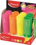 Szövegkiemelő display, 1-5 mm, MAPED 'Glitter Fluo Peps', vegyes fluoreszkáló színek
