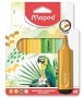 Szövegkiemelő készlet, 1-5 mm, MAPED Fluo Peps Assorted, vegyes színek