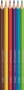 Színes ceruza készlet, háromszögletű, MAPED Color`Peps Star, 6 különböző szín