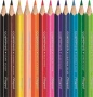 Színes ceruza készlet, háromszögletű, MAPED Color`Peps Star Mini, 12 különböző szín