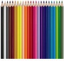 Akvarell ceruza készlet, háromszögletű, ecsettel, MAPED Color`Peps, 24 különböző szín