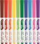 Akvarell filctoll készlet, 3,6 mm, ecsettel, MAPED Color`Peps Aqua, 10 különböző szín