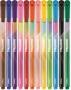 Filctoll készlet, 2,5 mm, kimosható, MAPED Nightfall, 12 különböző szín