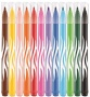 Filctoll készlet, 2,8 mm, kimosható, MAPED Color`Peps Jungle, 12 különböző szín