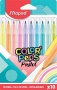 Filctoll készlet, 2,8 mm, kimosható, MAPED 'Color`Peps Pastel', 10 különböző pasztell szín