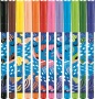 Filctoll készlet, 2 mm, kimosható, MAPED Color`Peps Ocean Life, 12 különböző szín