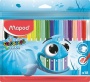 Filctoll készlet, 2 mm, kimosható, MAPED 'Color`Peps Ocean', 18 különböző szín
