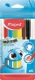Filctoll készlet, 2 mm, kimosható, MAPED 'Color`Peps Ocean', 6 különböző szín