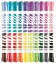 Filctoll készlet, kimosható, MAPED Color`Peps Duo, 20 különböző szín