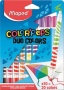 Filctoll készlet, kimosható, MAPED 'Color`Peps Duo', 20 különböző szín