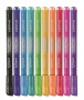 Filctoll készlet, 2,8 mm, csillámos, MAPED Color`Peps Glitter, 10 különböző szín