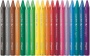 Zsírkréta, MAPED Color`Peps Wax, 18 különböző szín