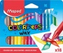 Zsírkréta, MAPED 'Color`Peps Wax', 18 különböző szín