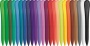 Zsírkréta, MAPED Color`Peps PlastiClean, 24 különböző szín