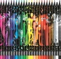 Színes ceruza készlet, háromszögletű, MAPED Color`Peps Monster 24 különböző szín