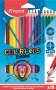 Színes ceruza készlet, háromszögletű, MAPED 'Color`Peps Strong', 18 különböző szín